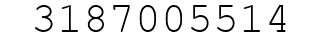 Number 3187005514.