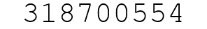 Number 318700554.