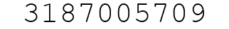 Number 3187005709.
