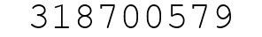 Number 318700579.