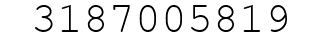 Number 3187005819.