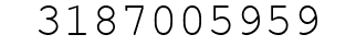Number 3187005959.