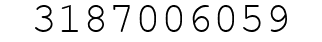 Number 3187006059.