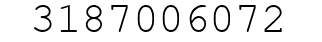 Number 3187006072.