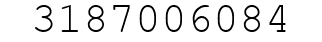 Number 3187006084.