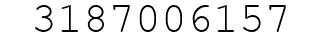 Number 3187006157.