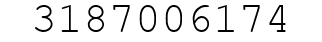 Number 3187006174.