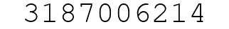 Number 3187006214.