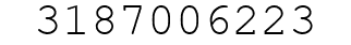Number 3187006223.