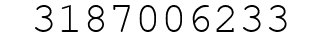 Number 3187006233.