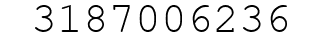 Number 3187006236.