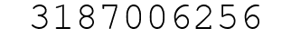 Number 3187006256.