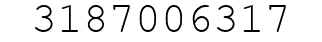 Number 3187006317.