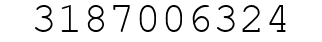 Number 3187006324.
