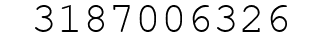 Number 3187006326.