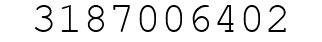 Number 3187006402.