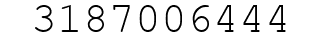 Number 3187006444.