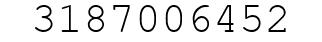 Number 3187006452.