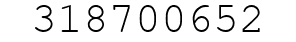Number 318700652.
