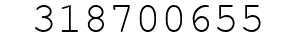 Number 318700655.