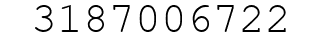 Number 3187006722.