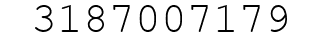 Number 3187007179.
