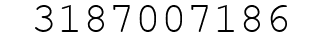 Number 3187007186.