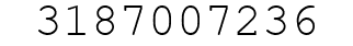 Number 3187007236.