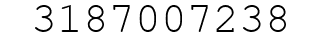 Number 3187007238.
