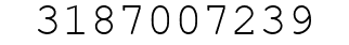 Number 3187007239.