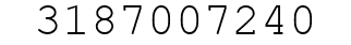 Number 3187007240.