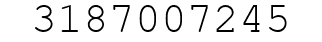 Number 3187007245.
