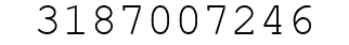 Number 3187007246.