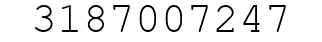 Number 3187007247.