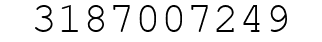 Number 3187007249.