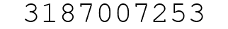 Number 3187007253.
