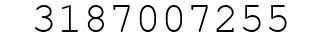 Number 3187007255.
