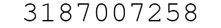 Number 3187007258.