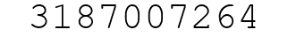 Number 3187007264.