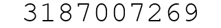 Number 3187007269.