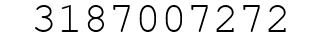 Number 3187007272.