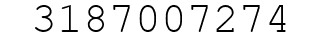 Number 3187007274.