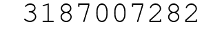 Number 3187007282.