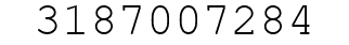 Number 3187007284.