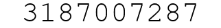 Number 3187007287.