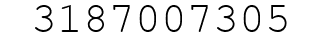 Number 3187007305.