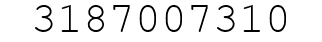 Number 3187007310.