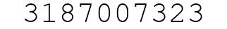 Number 3187007323.
