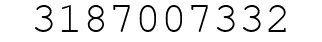 Number 3187007332.
