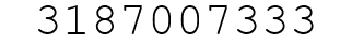 Number 3187007333.